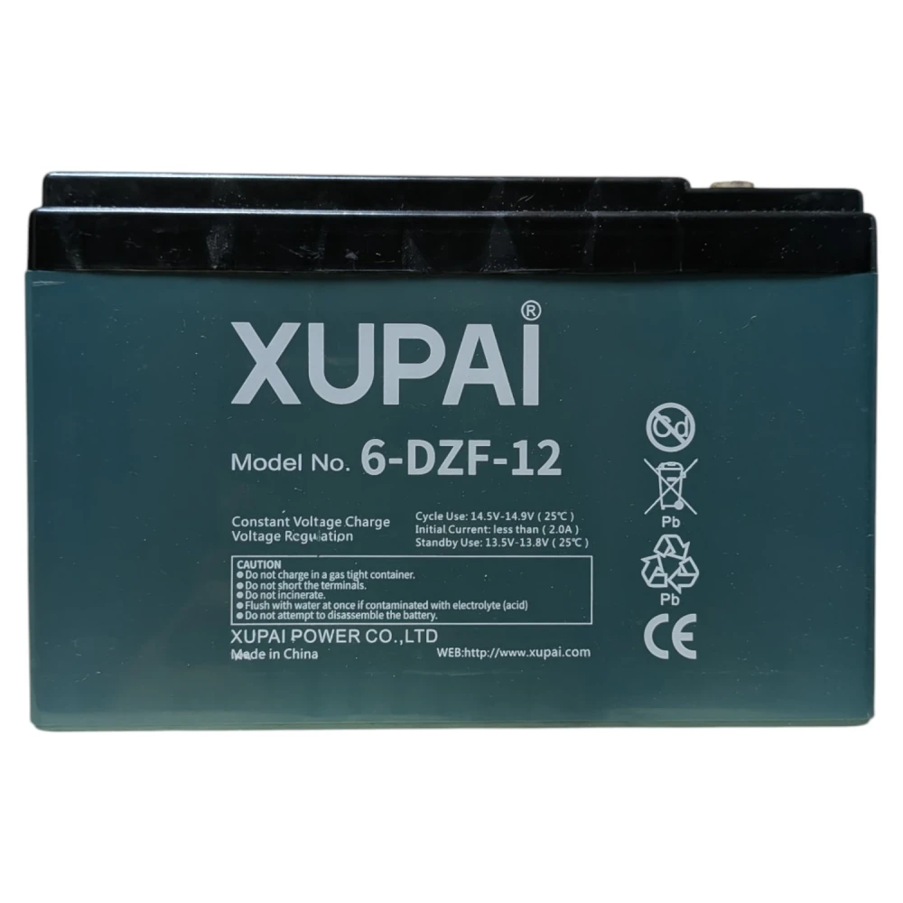 Тяговый аккумулятор XUPAI 6-DZF-12 (12V 12Ah)