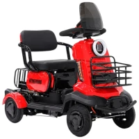 Электротрицикл Rutrike Квадро Красный