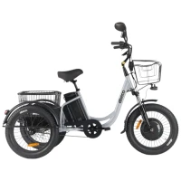 Электровелосипед электротрицикл Eltreco Porter Fat 700 Серебристый-матовый